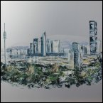 Archiv | Skyline Wien Donaucity 50 x60 cm 2018 Preis EUR 320